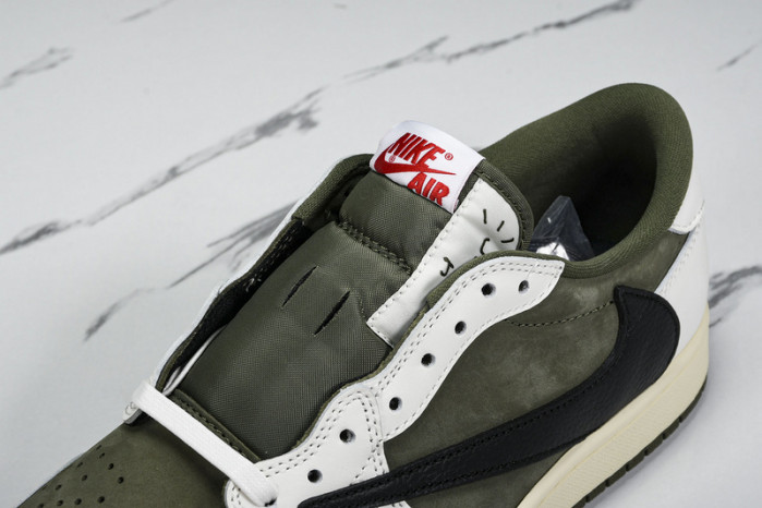 travis scott x air jordan 1 low og olive dm7866-200