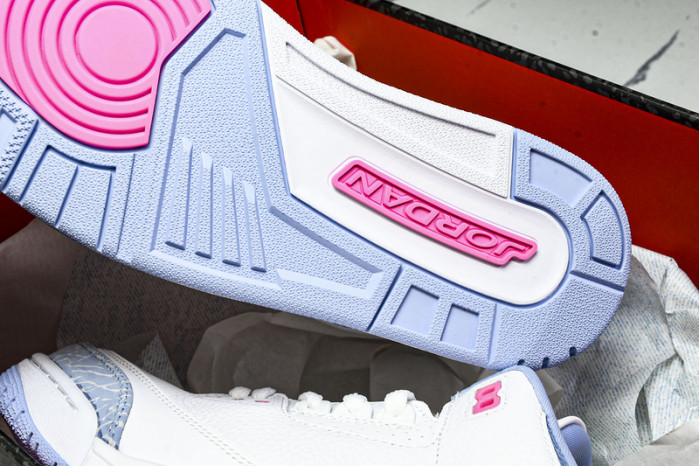Air Jordan 3 Retro GS White Pink Glow HQ0784-101