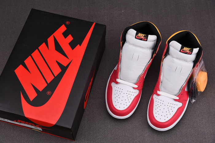 jordan 1 retro high og light fusion red - 555088-603