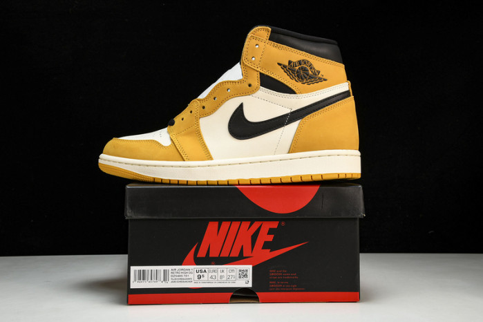 air jordan 1 high og "yellow ochre" dz5485-701