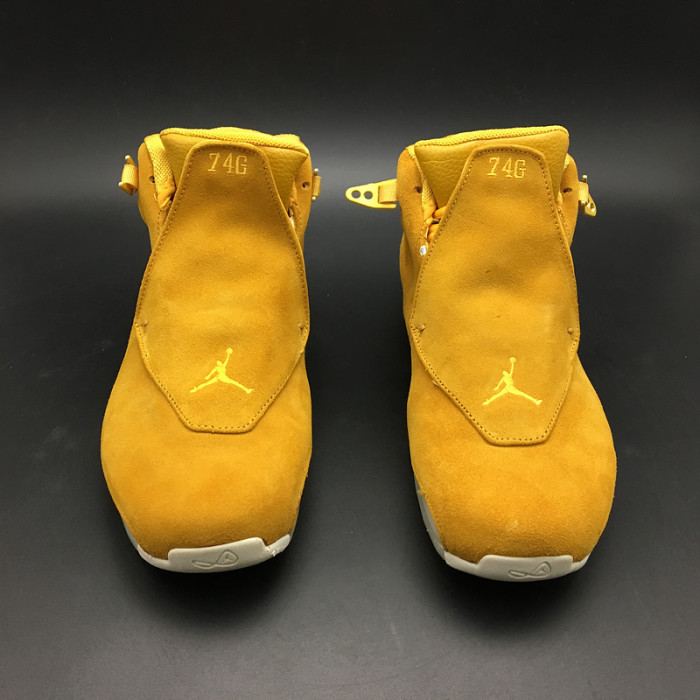air jordan 18 retro "yellow suede" - air jordan - aa2494-701