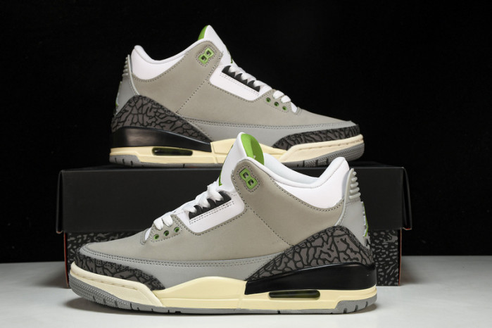 jordan 3 retro chlorophyll - 136064-006