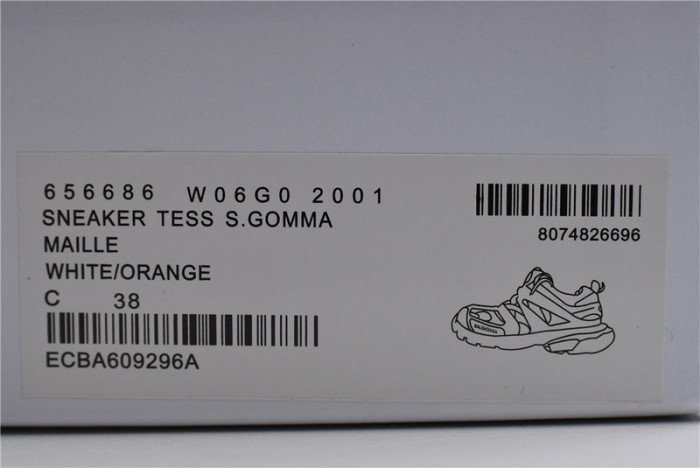 bl sneaker tess.s.gomma w06g0 2001 orange/white