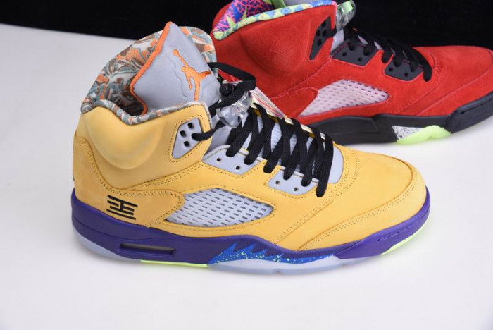 air jordan 5 solar orange what the cz5725-700