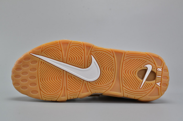 nike air more uptempo prm “wheat” brown mens aa4060-200