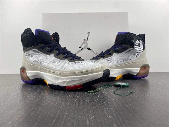Comfortable Jordan 37 Light Bone Dark Concord DD6958- 4196