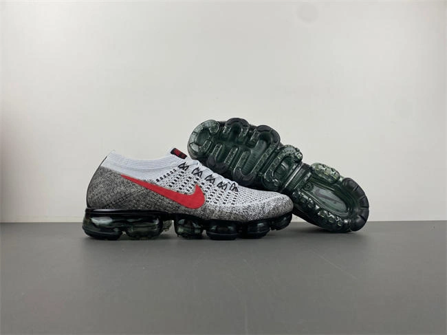 WaterResistant Nike Air VaporMax Platinum Red Black 849558- 5278